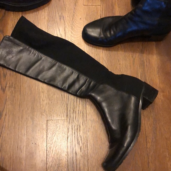 Stuart Weitzman 50/50 black boot. Size 9 - Picture 2 of 6